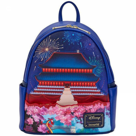 Disney Mulan Castle Light Up Mini Backpack By Loungefly